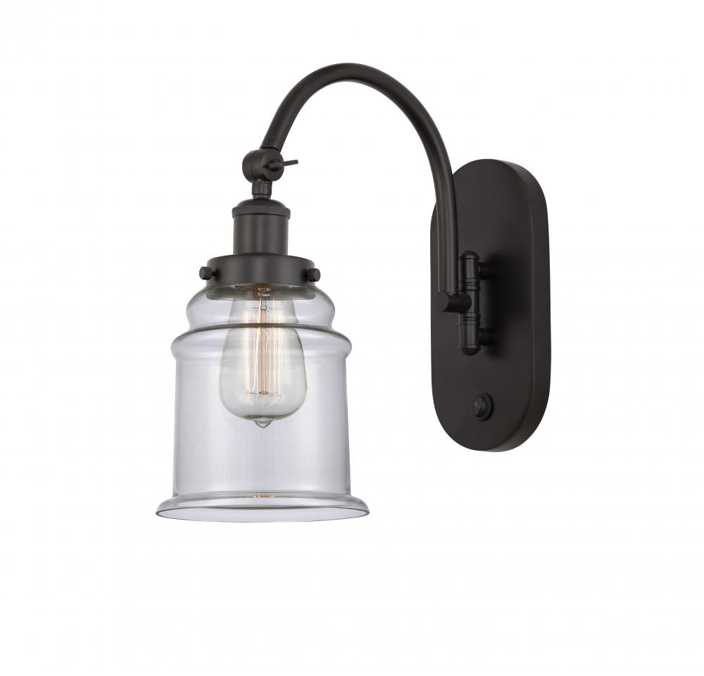 Canton - 1 Light - 7 inch - Oil Rubbed Bronze - Adjustable Swing Arm