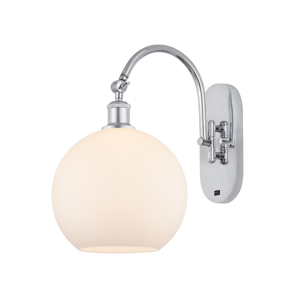 Athens - 1 Light - 10 inch - Polished Chrome - Adjustable - Sconce