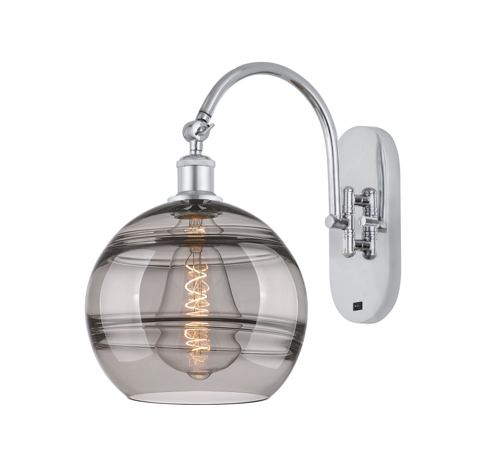 Rochester - 1 Light - 10 inch - Polished Chrome - Adjustable - Sconce