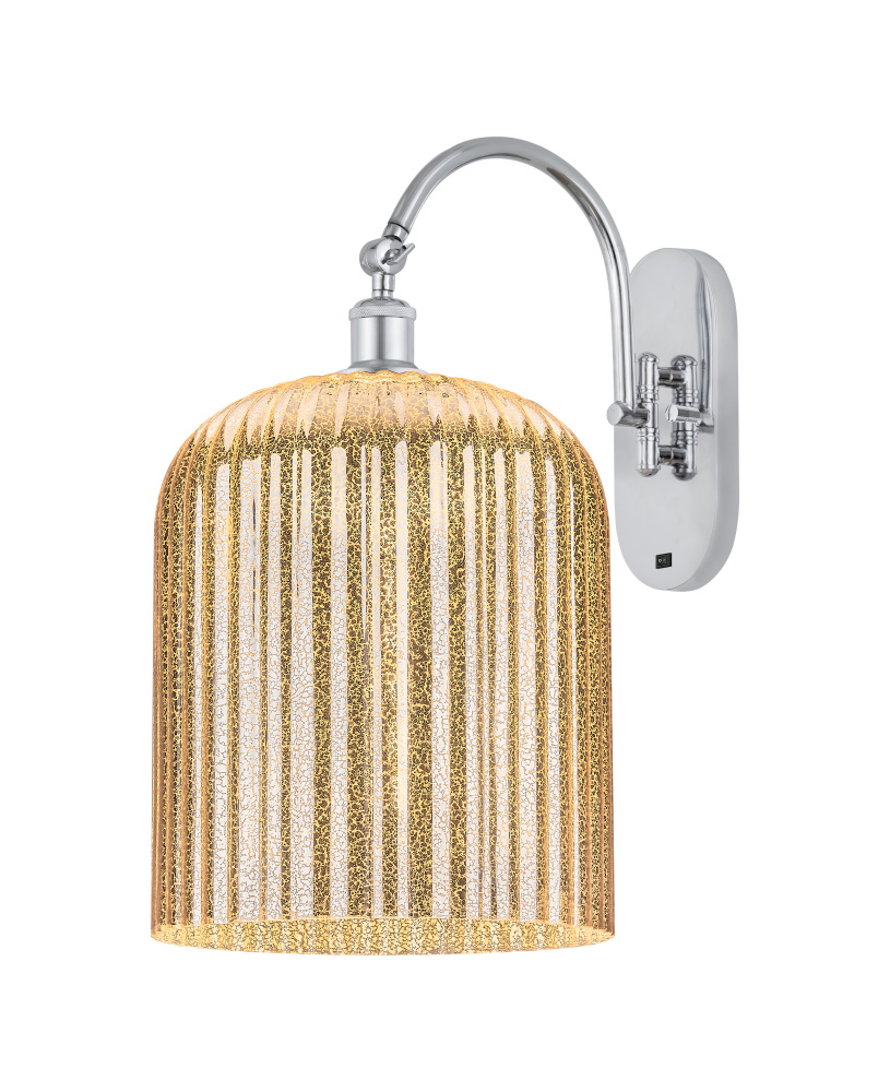 Bridal Veil - 1 Light - 12 inch - Polished Chrome - Sconce