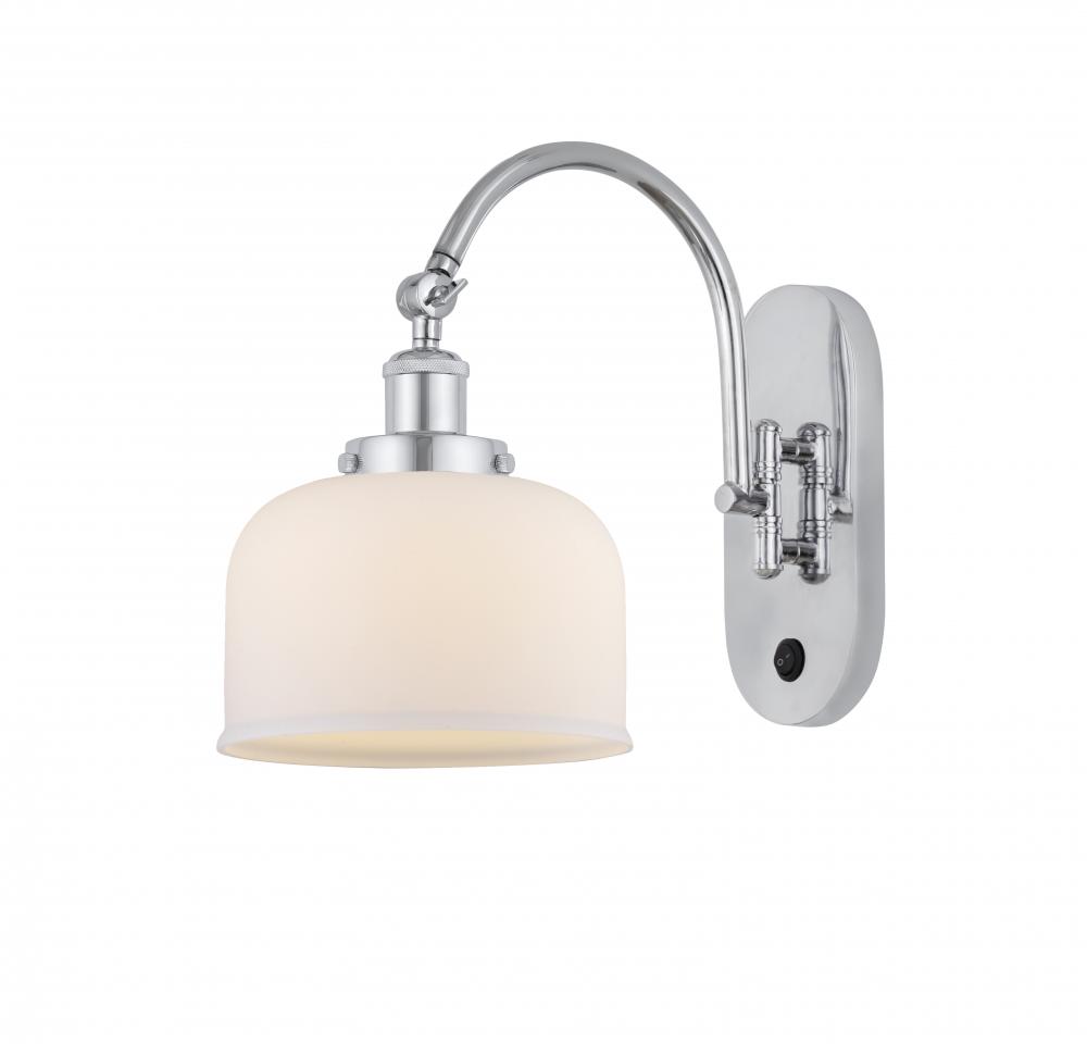 Bell - 1 Light - 8 inch - Polished Chrome - Adjustable Swing Arm