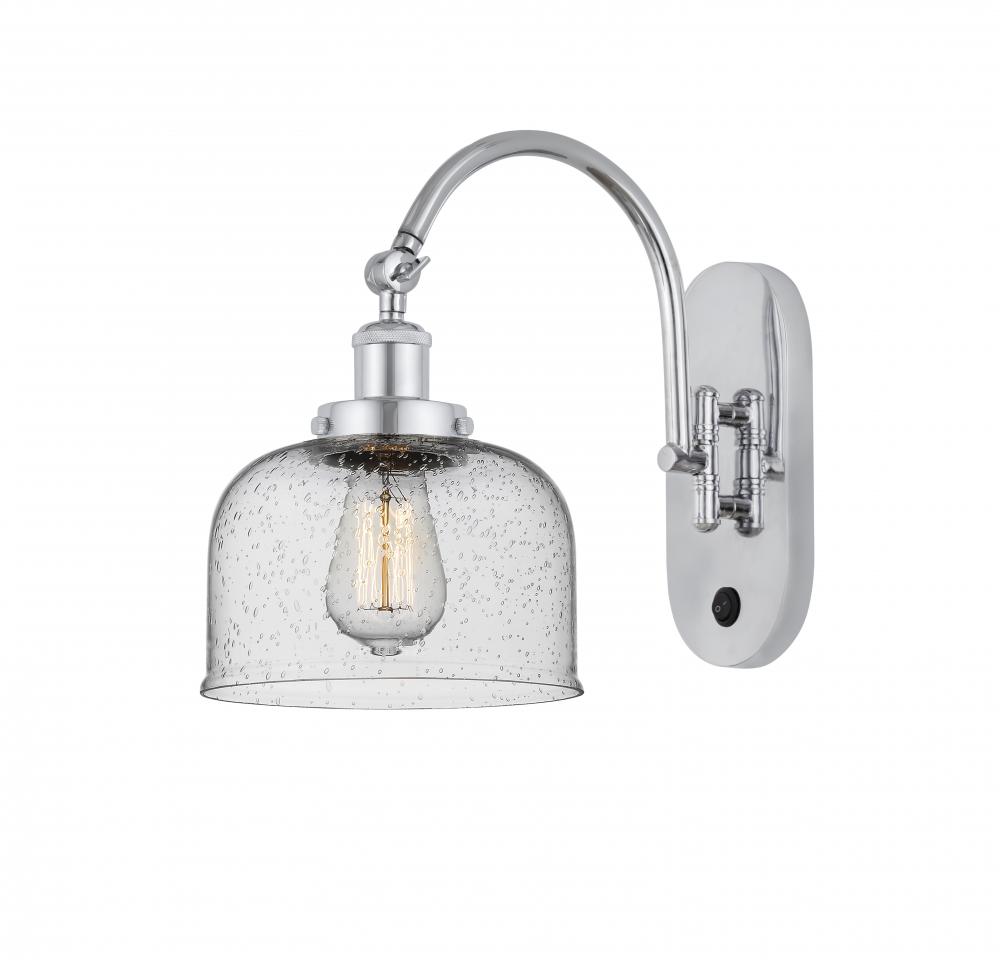 Bell - 1 Light - 8 inch - Polished Chrome - Adjustable Swing Arm