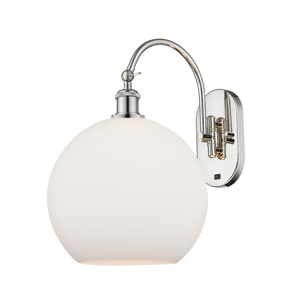 Athens - 1 Light - 12 inch - Polished Nickel - Adjustable - Sconce