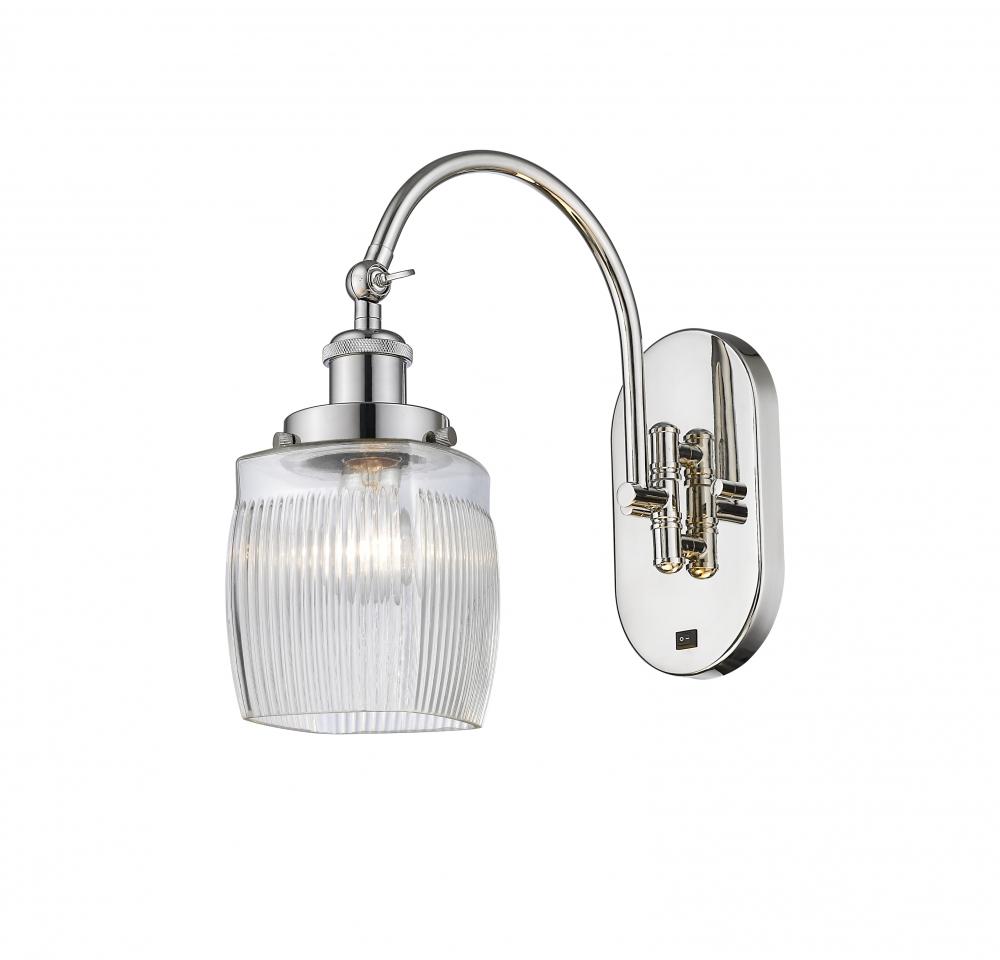 Colton - 1 Light - 6 inch - Polished Nickel - Adjustable Swing Arm