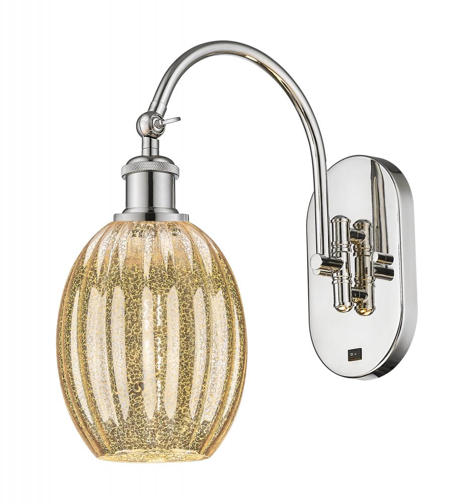 Preston Bulb - 1 Light - 6 inch - Polished Nickel - Sconce