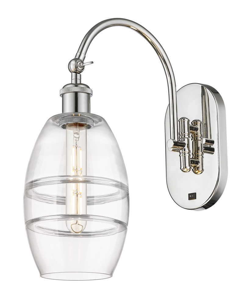 Vaz - 1 Light - 6 inch - Polished Nickel - Adjustable - Sconce