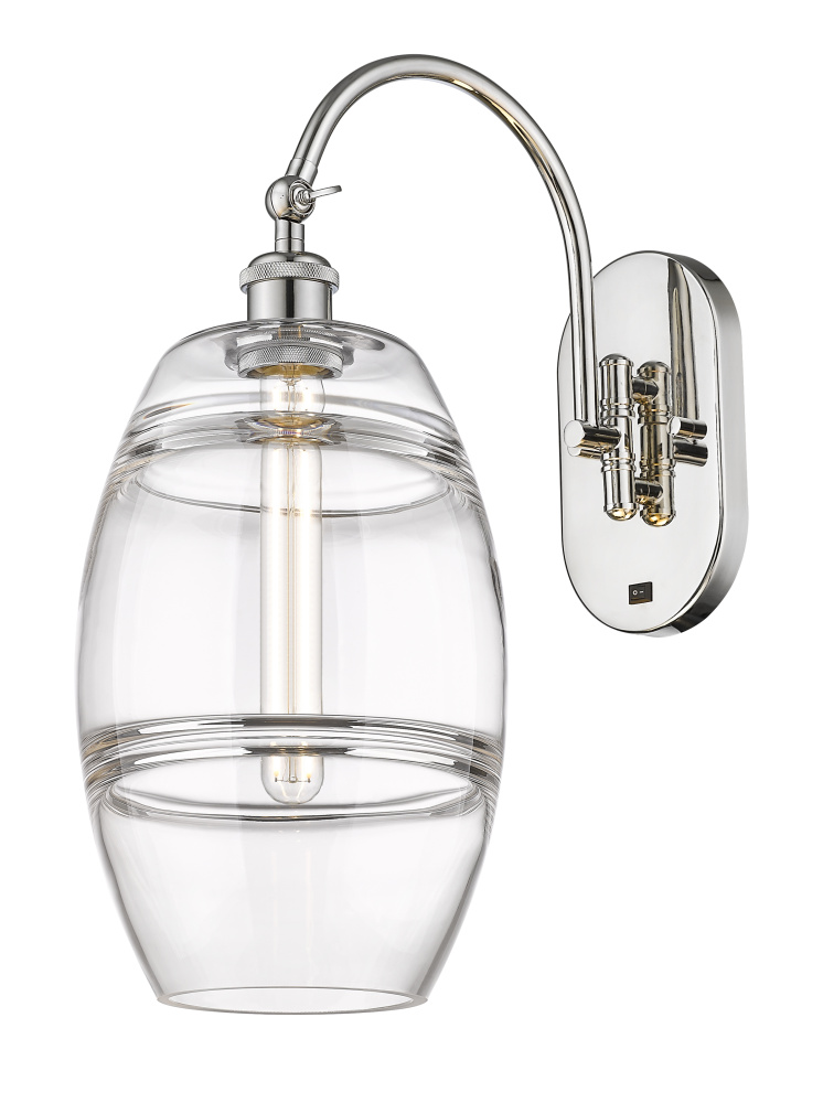 Vaz - 1 Light - 8 inch - Polished Nickel - Adjustable - Sconce
