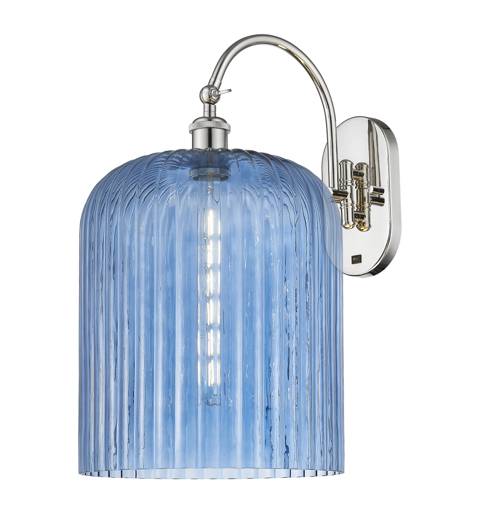 Bridal Veil - 1 Light - 12 inch - Polished Nickel - Sconce