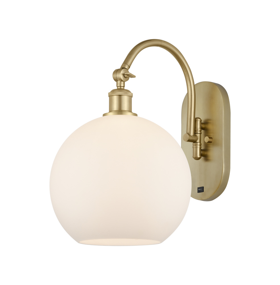 Athens - 1 Light - 10 inch - Satin Gold - Adjustable - Sconce