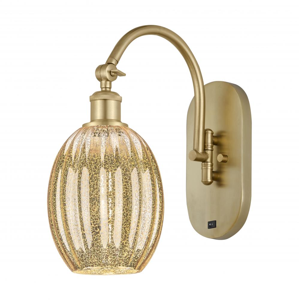 Preston Bulb - 1 Light - 6 inch - Satin Gold - Sconce