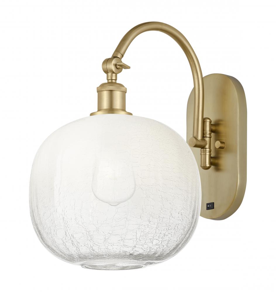 Brookhaven Sphere - 1 Light - 11 inch - Satin Gold - Sconce
