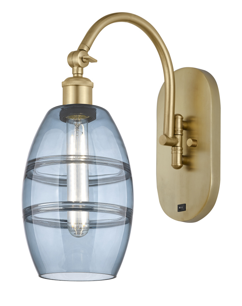 Vaz - 1 Light - 6 inch - Satin Gold - Adjustable - Sconce