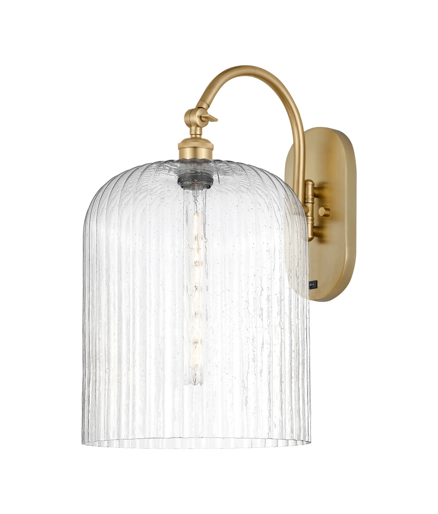 Bridal Veil - 1 Light - 12 inch - Satin Gold - Sconce