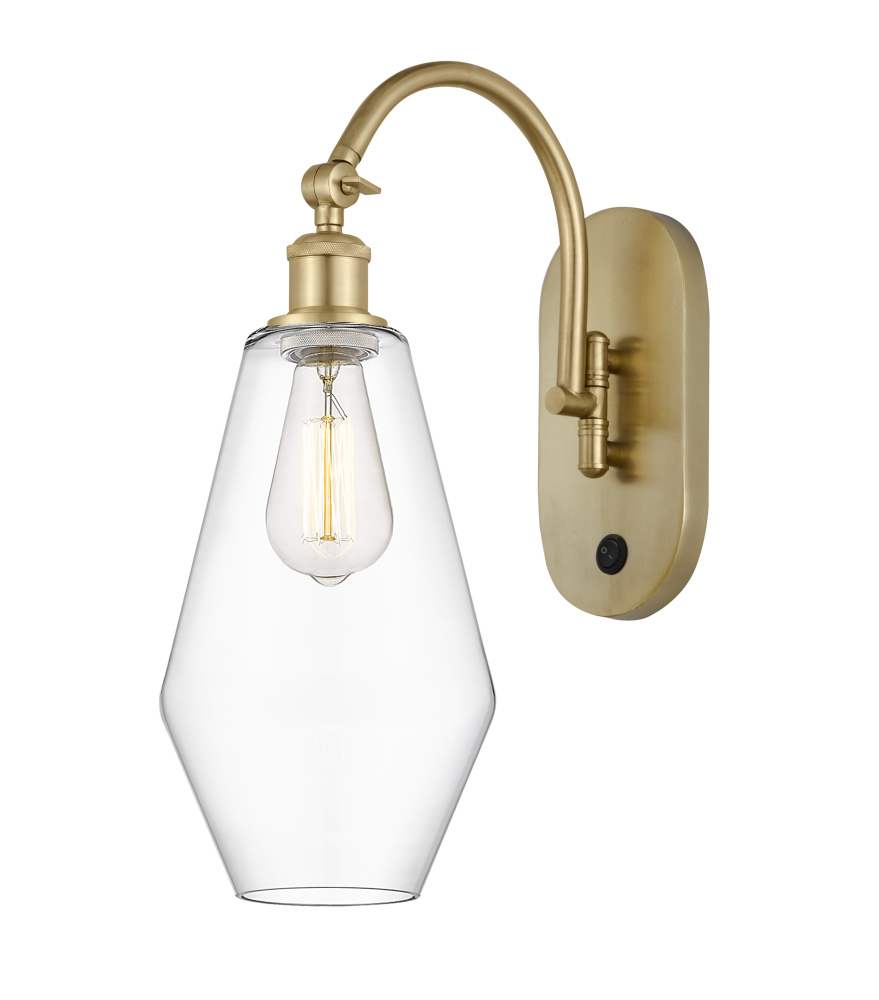 Cindyrella - 1 Light - 7 inch - Satin Gold - Adjustable - Sconce