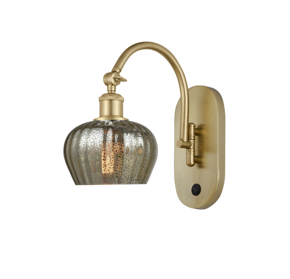 Fenton - 1 Light - 7 inch - Satin Gold - Sconce