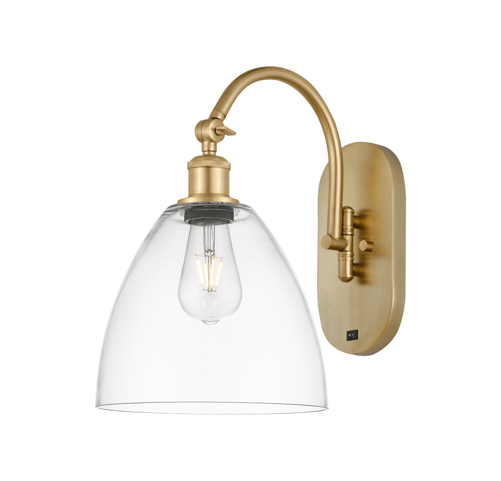 Bristol - 1 Light - 9 inch - Satin Gold - Sconce