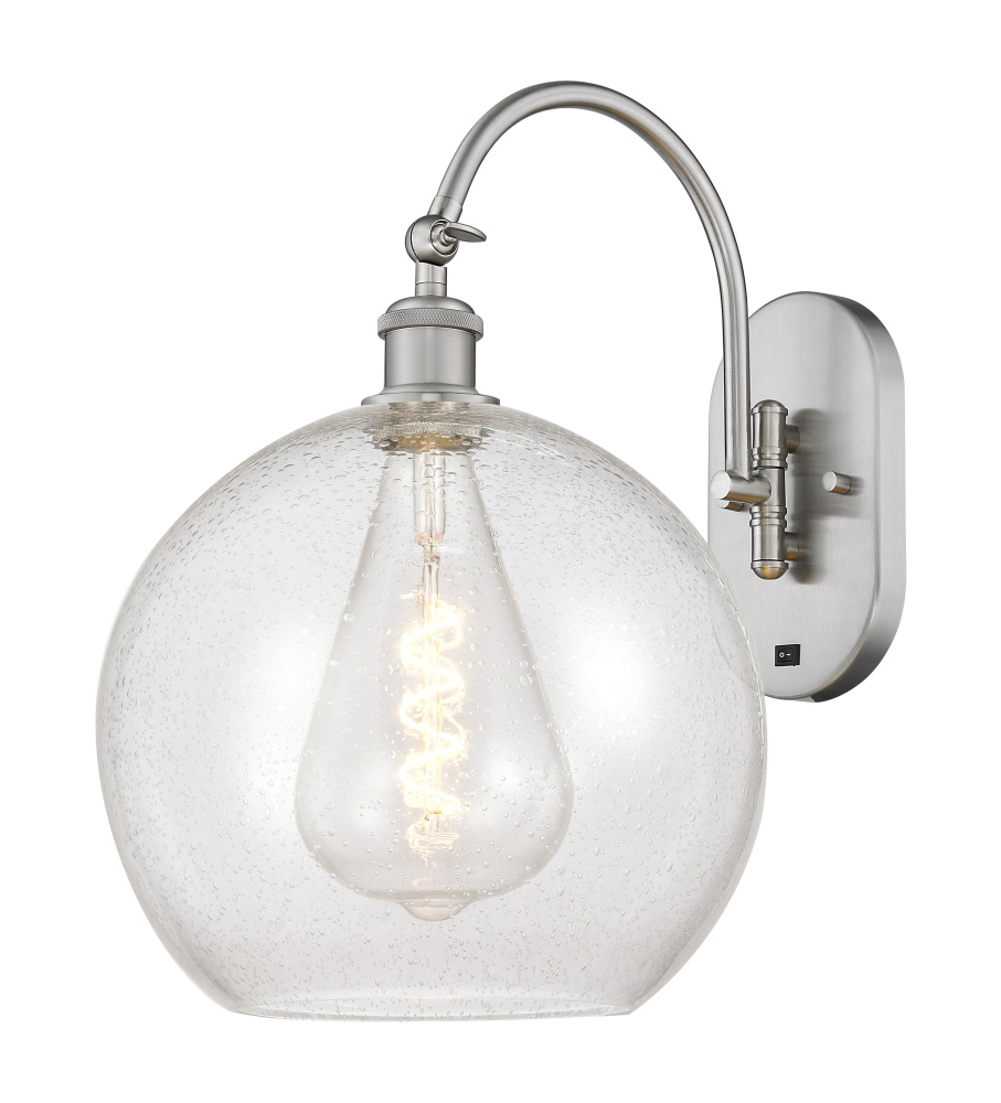 Athens - 1 Light - 12 inch - Brushed Satin Nickel - Adjustable - Sconce