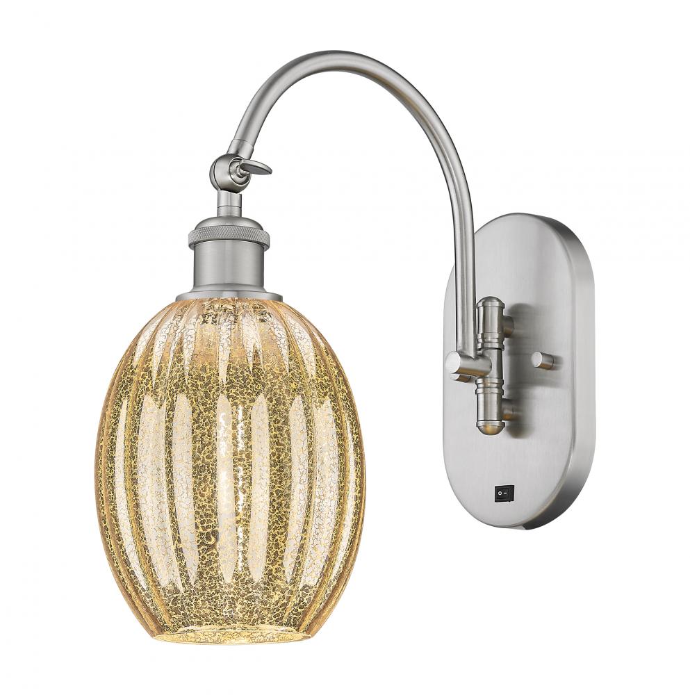 Preston Bulb - 1 Light - 6 inch - Brushed Satin Nickel - Sconce