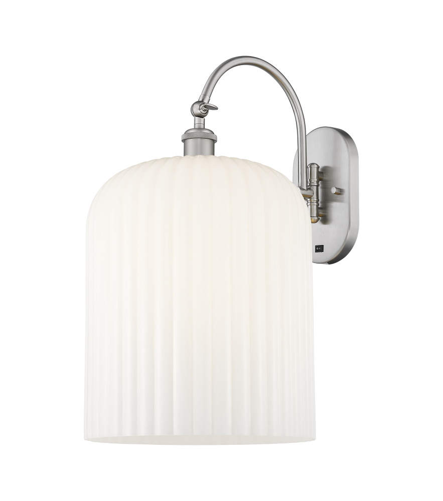 Bridal Veil - 1 Light - 12 inch - Brushed Satin Nickel - Sconce