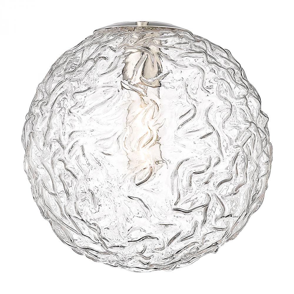 Barrington - 1 Light - 10 inch - Polished Nickel - Cord hung - Mini Pendant