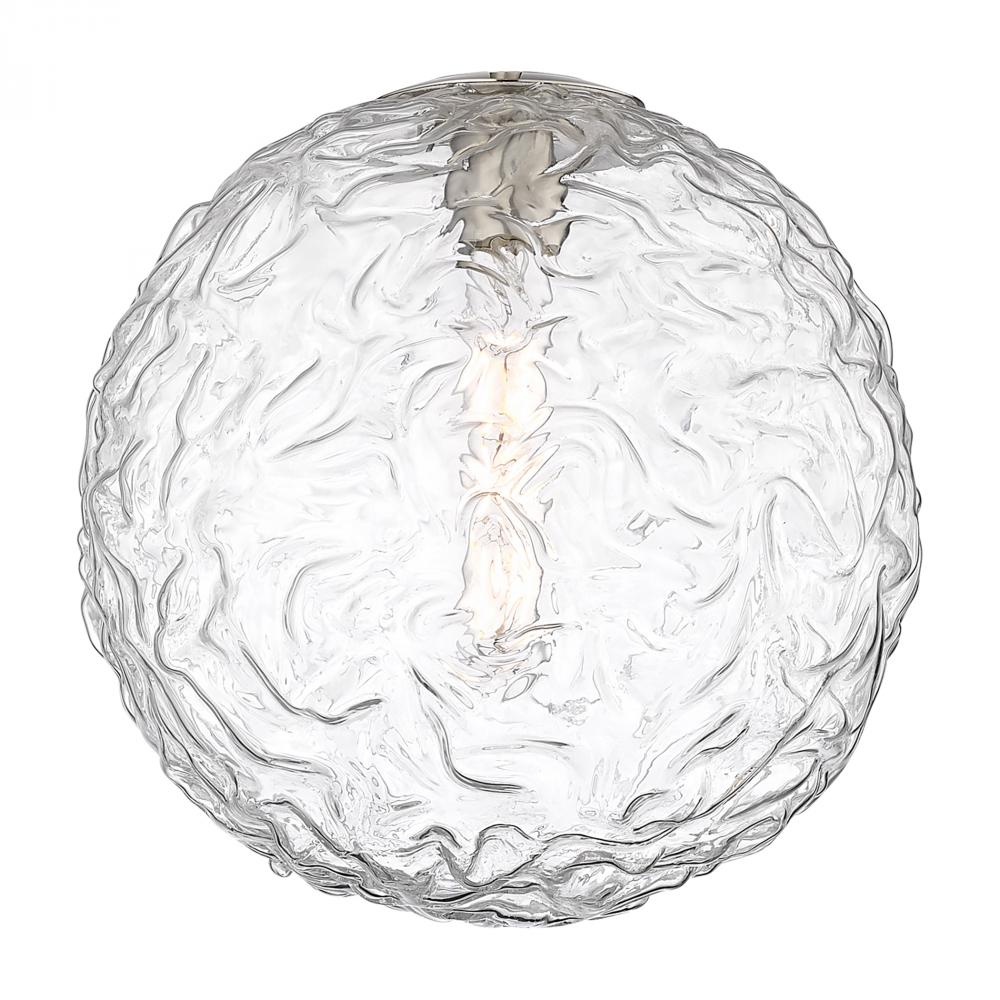 Barrington - 1 Light - 12 inch - Brushed Satin Nickel - Cord hung - Mini Pendant