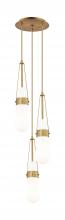 Innovations Lighting 113-452-1P-BB-G452-4GWH - Milan - 3 Light - 12 inch - Brushed Brass - Multi Pendant