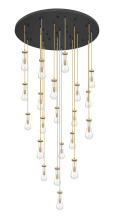 Innovations Lighting 148BK-451-1P-BB-G451-4CL - Owego - 21 Light - 48 inch - Brushed Brass - Multi Pendant