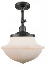 Innovations Lighting 201F-OB-G531-LED - Oxford - 1 Light - 7 inch - Oil Rubbed Bronze - Adjustable Semi-Flush Mount