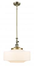 Innovations Lighting 206-AB-G691-16 - Bridgeton - 1 Light - 16 inch - Antique Brass - Stem Hung - Adjustable Mini Pendant