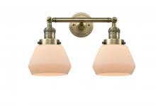 Innovations Lighting 208-AB-G171-LED - Fulton - 2 Light - 17 inch - Antique Brass - Adjustable Bath Vanity Light