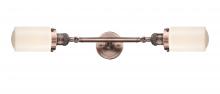 Innovations Lighting 208L-AC-G311-LED - Dover - 2 Light - 5 inch - Antique Copper - Adjustable Bath Vanity Light