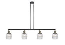 Innovations Lighting 214-BAB-G302 - Colton - 4 Light - 50 inch - Black Antique Brass - Stem Hung - Adjustable Island Light
