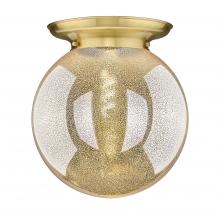 Innovations Lighting 221-1F-SG-G208-14 - Beacon - 1 Light - 14 inch - Satin Gold - Flush Mount