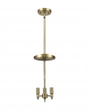 Innovations Lighting 221-3S-AB - Lake Placid - 3 Light - 16 inch - Antique Brass - Pendant
