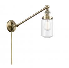Innovations Lighting 237-AB-G312-LED - Dover - 1 Light - 5 inch - Antique Brass -Adjustable Swing Arm