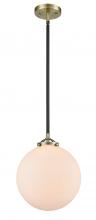 Innovations Lighting 284-1S-BAB-G201-10 - Beacon - 1 Light - 10 inch - Black Antique Brass - Stem hung - Mini Pendant