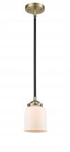 Innovations Lighting 284-1S-BAB-G51-LED - Bell - 1 Light - 5 inch - Black Antique Brass - Stem hung - Mini Pendant