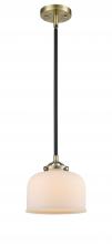 Innovations Lighting 284-1S-BAB-G71-LED - Bell - 1 Light - 8 inch - Black Antique Brass - Cord hung - Mini Pendant