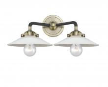Innovations Lighting 284-2W-BAB-G1-LED - Halophane 2 Light Bath Vanity Light