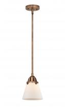 Innovations Lighting 288-1S-AC-G61-LED - Cone - 1 Light - 6 inch - Antique Copper - Stem hung - Mini Pendant