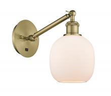 Innovations Lighting 317-1W-AB-G101-LED - Belfast - 1 Light - 6 inch - Antique Brass - Adjustable Sconce