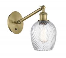 Innovations Lighting 317-1W-AB-G292-LED - Salina - 1 Light - 6 inch - Antique Brass - Adjustable Sconce