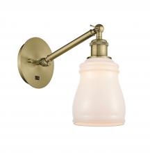 Innovations Lighting 317-1W-AB-G391-LED - Ellery - 1 Light - 5 inch - Antique Brass - Adjustable Sconce