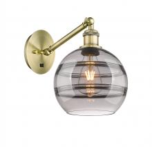 Innovations Lighting 317-1W-AB-G556-8SM - Rochester - 1 Light - 8 inch - Antique Brass - Adjustable Sconce