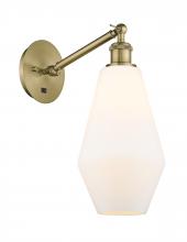 Innovations Lighting 317-1W-AB-G651-7-LED - Cindyrella - 1 Light - 7 inch - Antique Brass - Adjustable Sconce