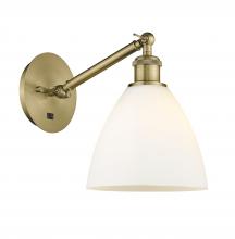 Innovations Lighting 317-1W-AB-GBD-751-LED - Bristol - 1 Light - 8 inch - Antique Brass - Adjustable Sconce