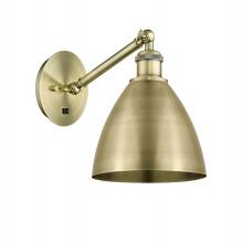 Innovations Lighting 317-1W-AB-MBD-75-AB-LED - Bristol - 1 Light - 8 inch - Antique Brass - Adjustable Sconce