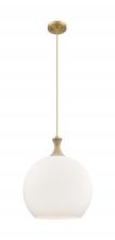 Innovations Lighting 415-1PR-BB-G121-14 - Astor - 1 Light - 14 inch - Brushed Brass - Cord hung - Pendant