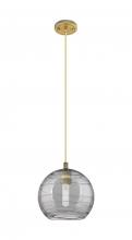 Innovations Lighting 434-1P-BB-G1213-8SM - Crown Point - 1 Light - 8 inch - Brushed Brass - Pendant