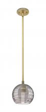 Innovations Lighting 434-1S-BB-G1213-6SM - Crown Point - 1 Light - 6 inch - Brushed Brass - Pendant
